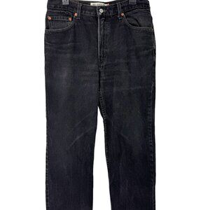 Levis Jeans Mens 34 x 32 Black Relaxed Fit Style 550 Colored Denim Casual